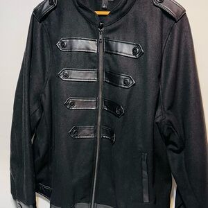 Torrid Black Military-Inspired Jacket